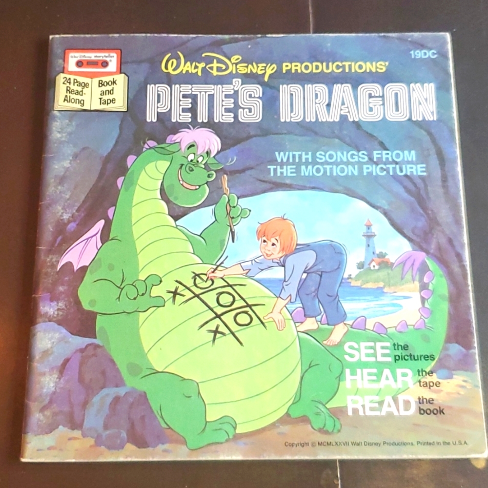 Pete's Dragon VINTAGE Read Along. NO cassette